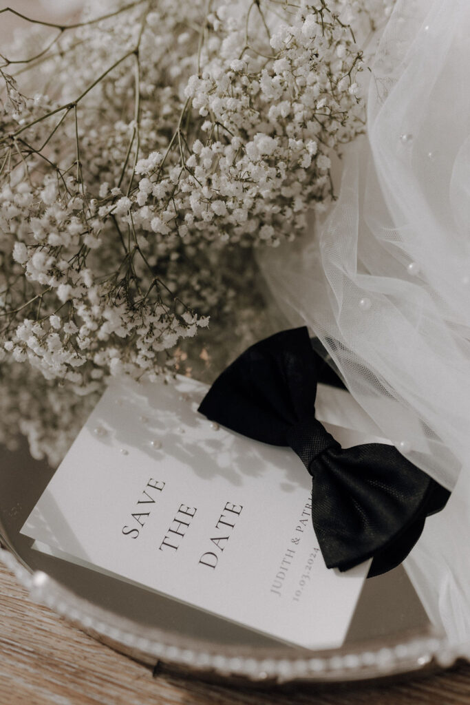 Hochzeitspapeterie in Hochzeitslocation in Bielefeld